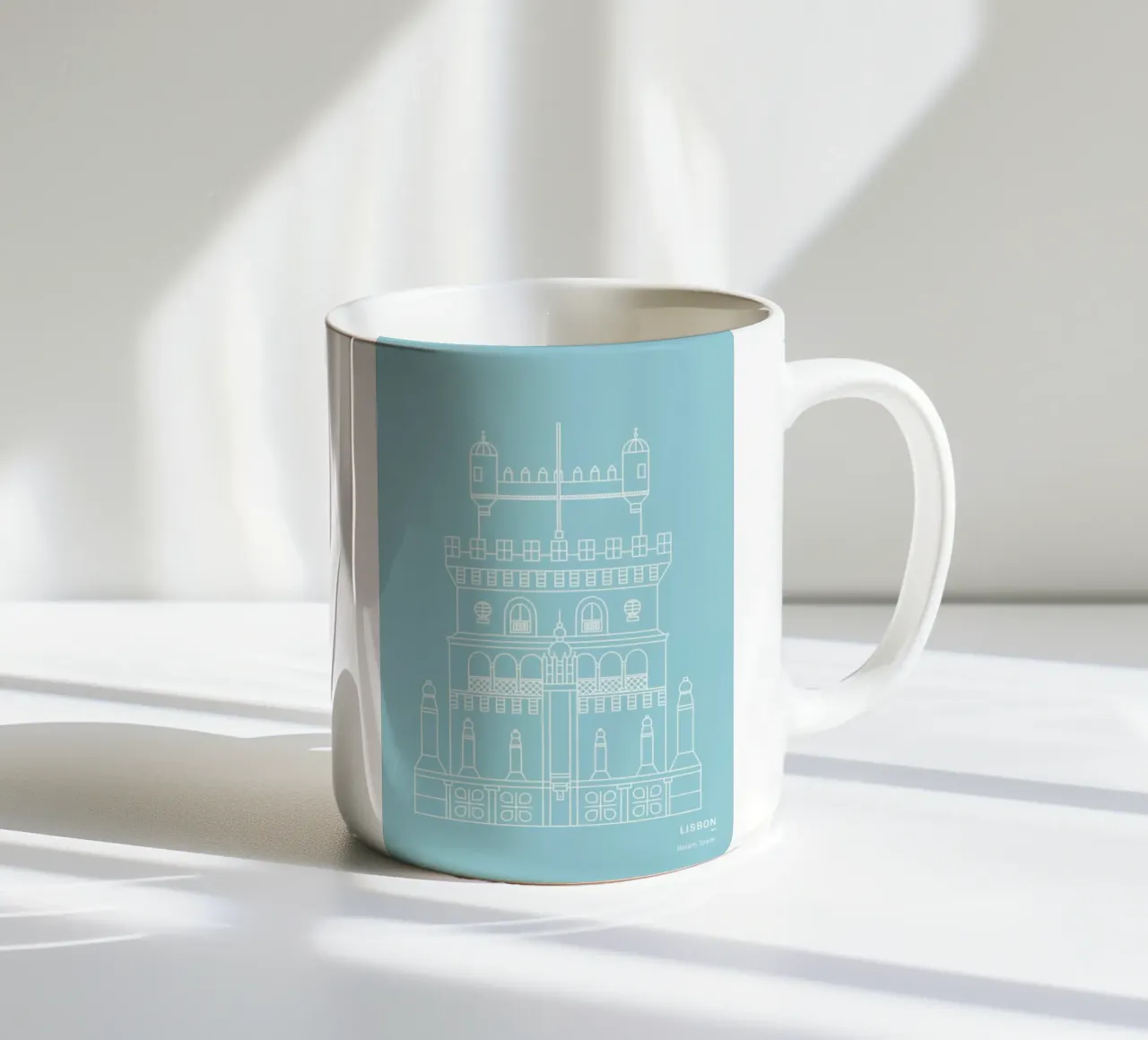 Lisbon tazza in ceramica da Sara Signorini