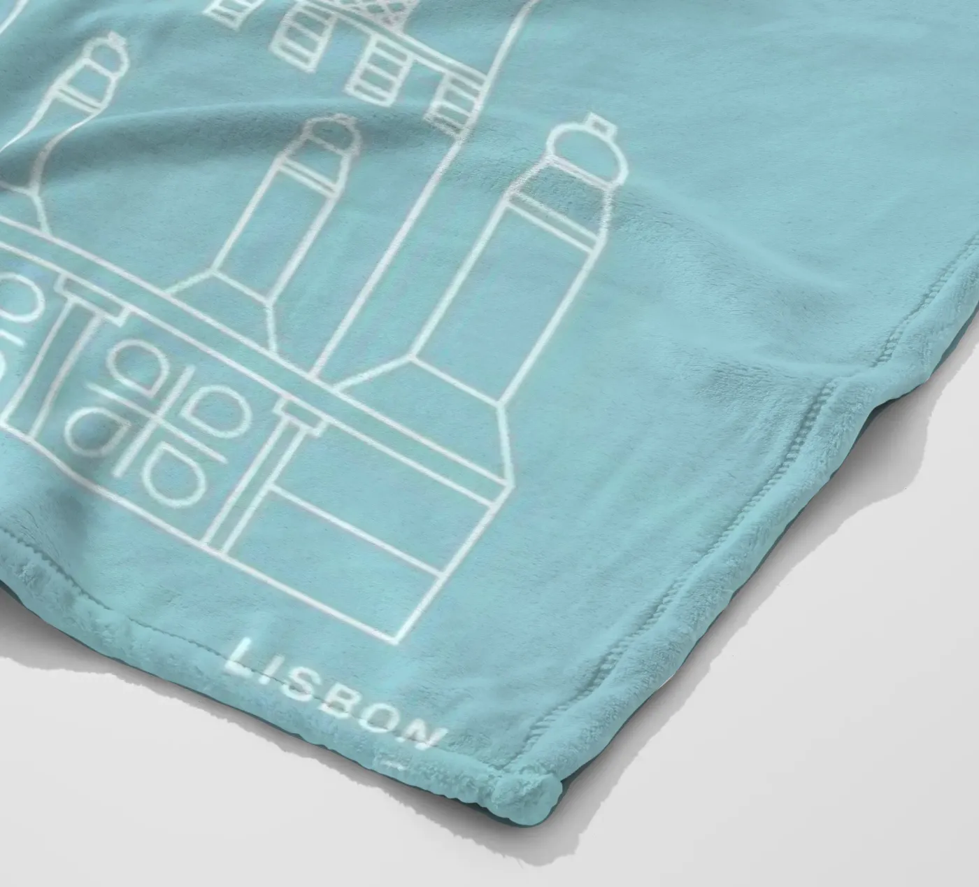 Lisbon Fleecedecke von Sara Signorini