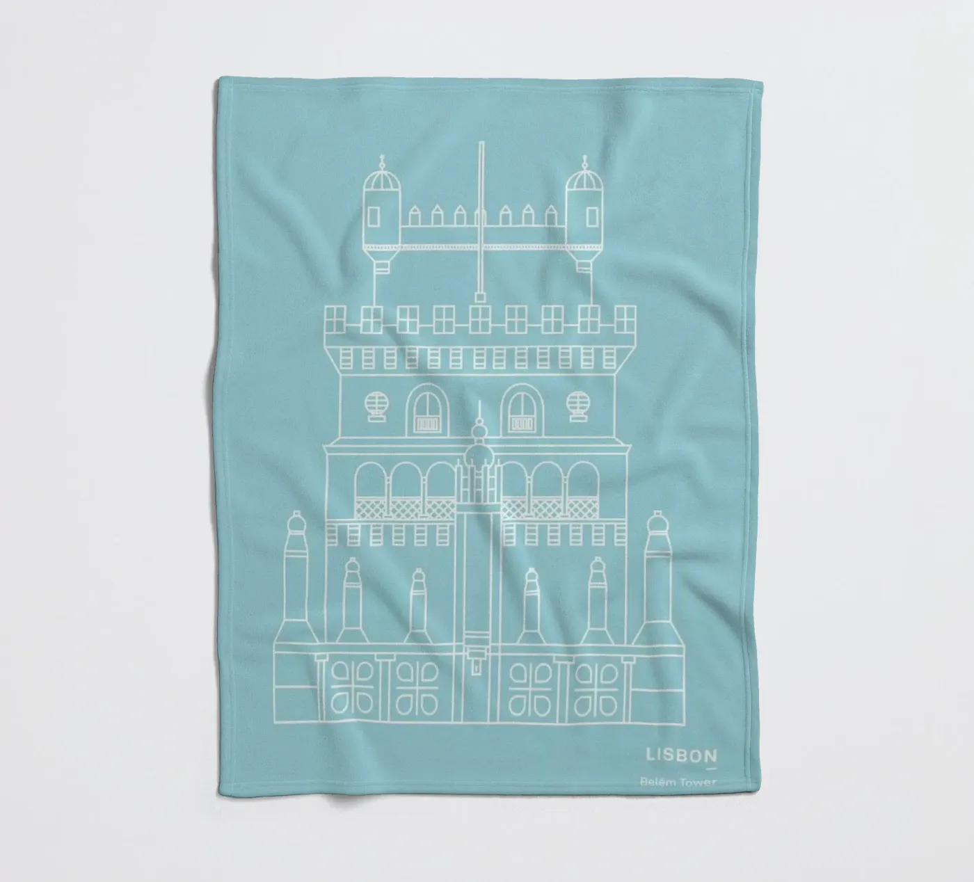 Lisbon Fleecedecke von Sara Signorini