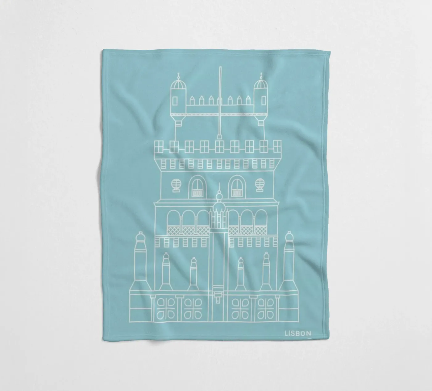 Lisbon Fleecedecke von Sara Signorini