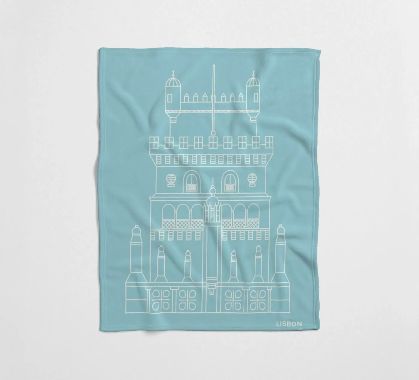 Lisbon fleecedeken van Sara Signorini