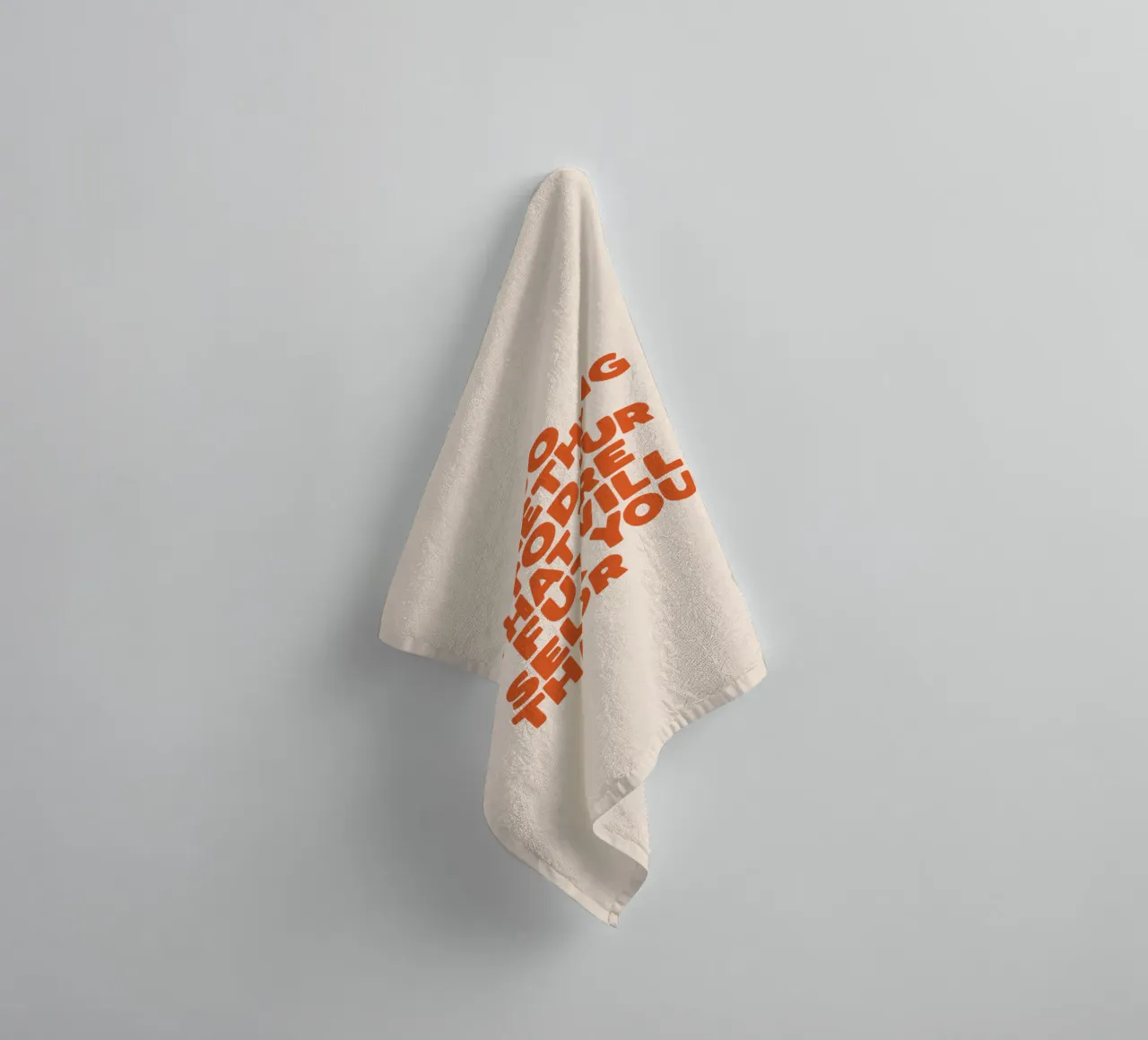 Do Something Today That Your Future Self Will Thank You For towel by THE MOTIVATED TYPE