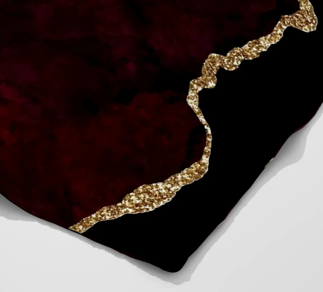 Texture agata bordeaux e oro 15 coperta in pile da Gemstone Textures