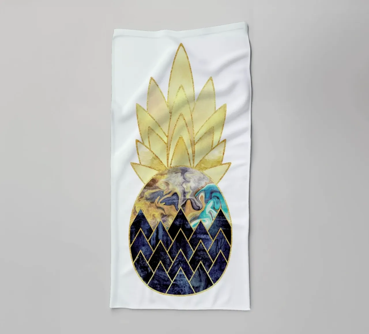 Precious Pineapple 1 asciugamano da bagno da Elisabeth Fredriksson