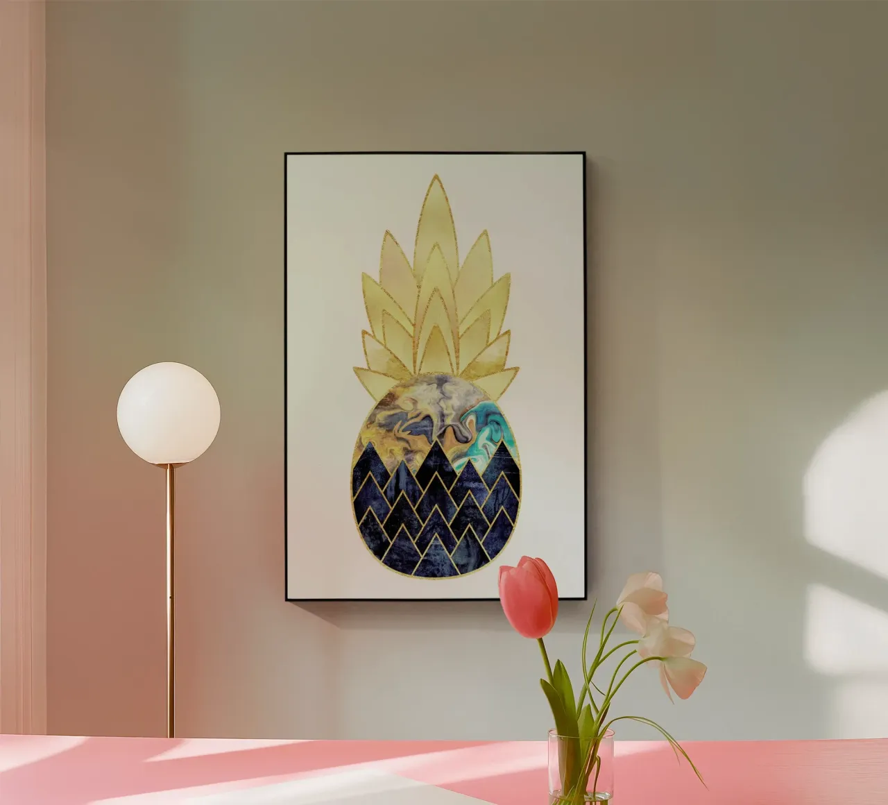 Precious Pineapple 1 plexiglass da Elisabeth Fredriksson