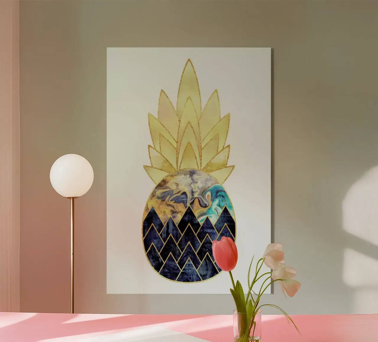 Precious Pineapple 1 plexiglass da Elisabeth Fredriksson