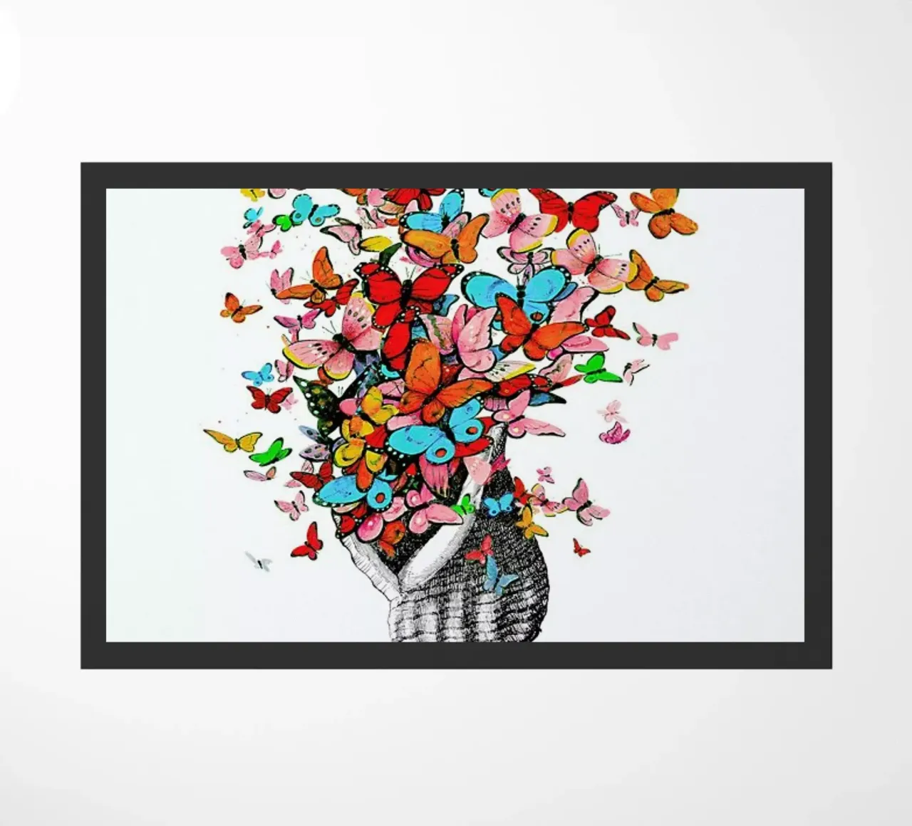 Seashell with butterflies zerbino da Rococco LA