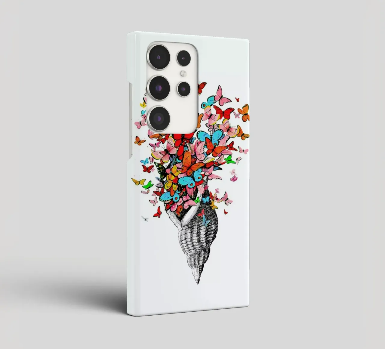 Seashell with butterflies cover samsung da Rococco LA
