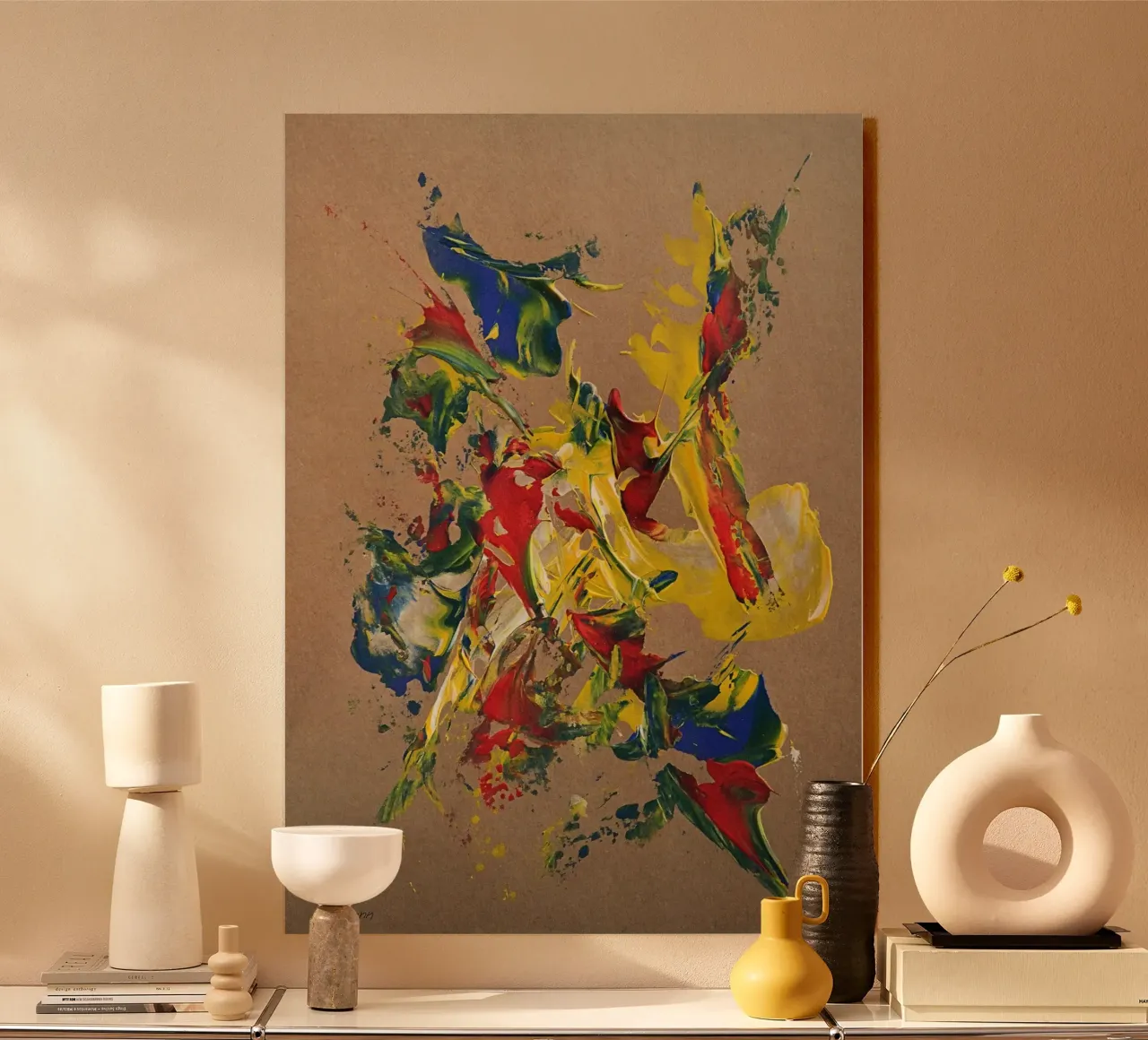 NATURAL STYLE 30 plexiglass da Thierry Vobmann Abstract painting