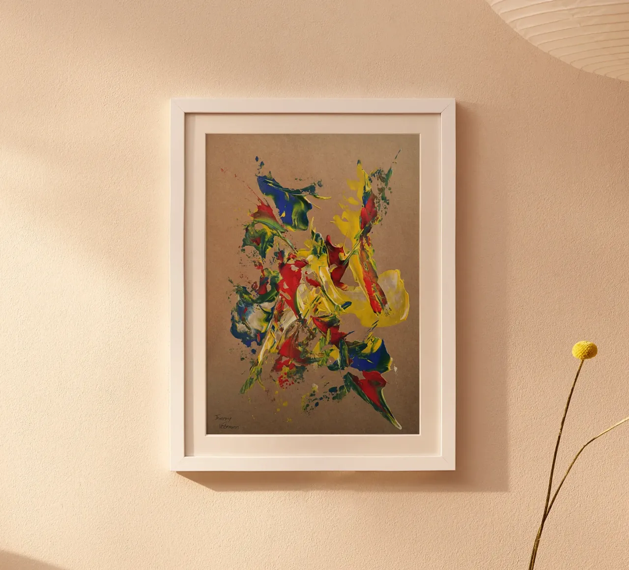 NATURAL STYLE 30 carta hahnemühle da Thierry Vobmann Abstract painting