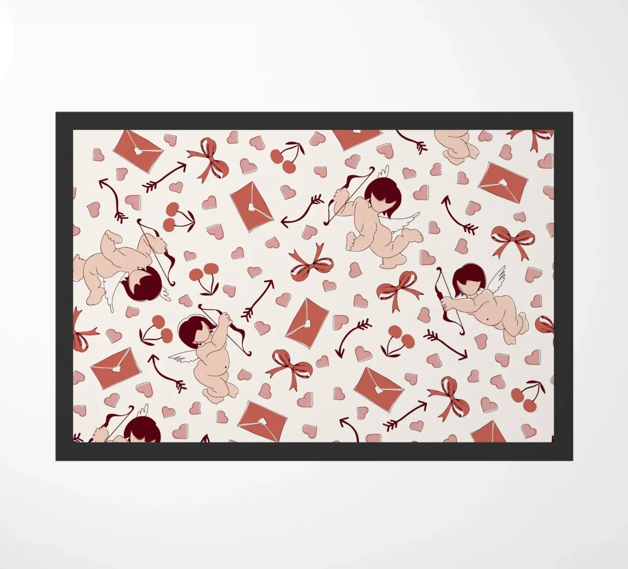 Playful Cherubs Pattern zerbino da Claudia S. Design