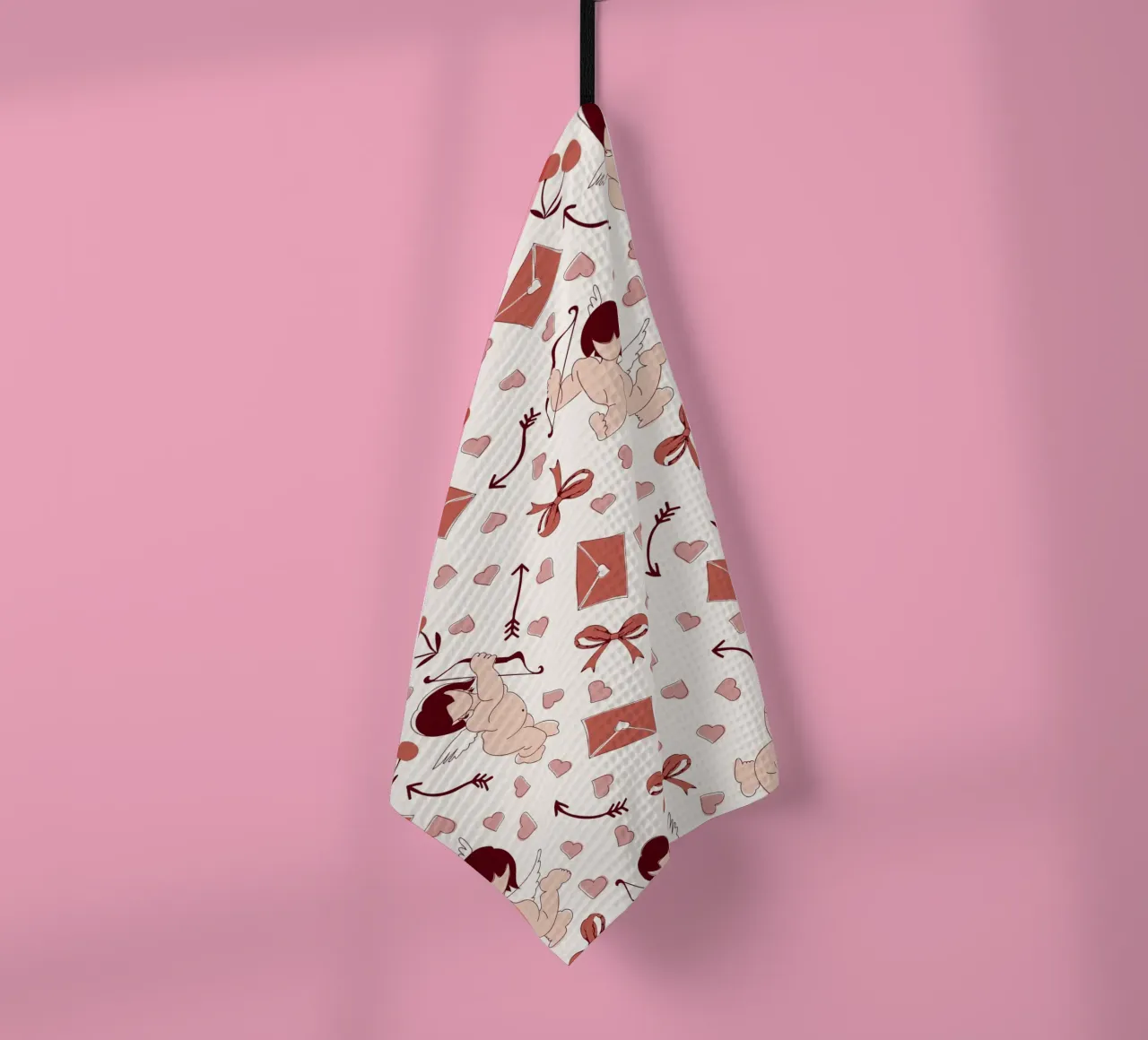 Playful Cherubs Pattern canovaccio da cucina da Claudia S. Design