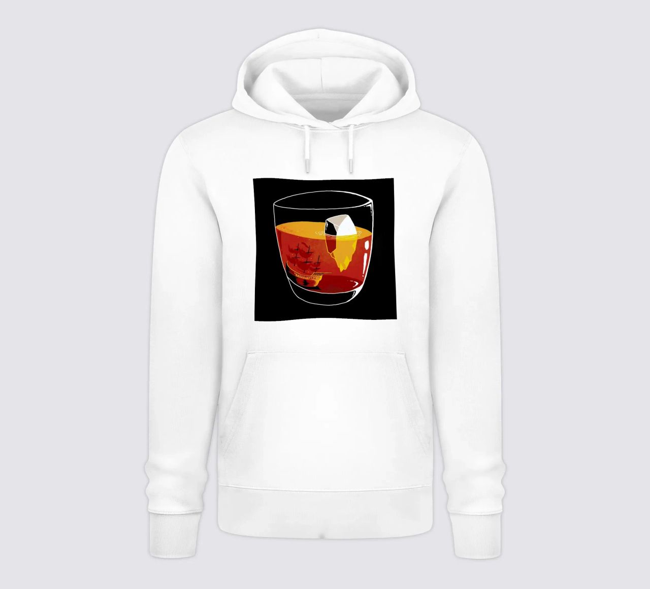 On the Rocks felpa con cappuccio da DinoMike