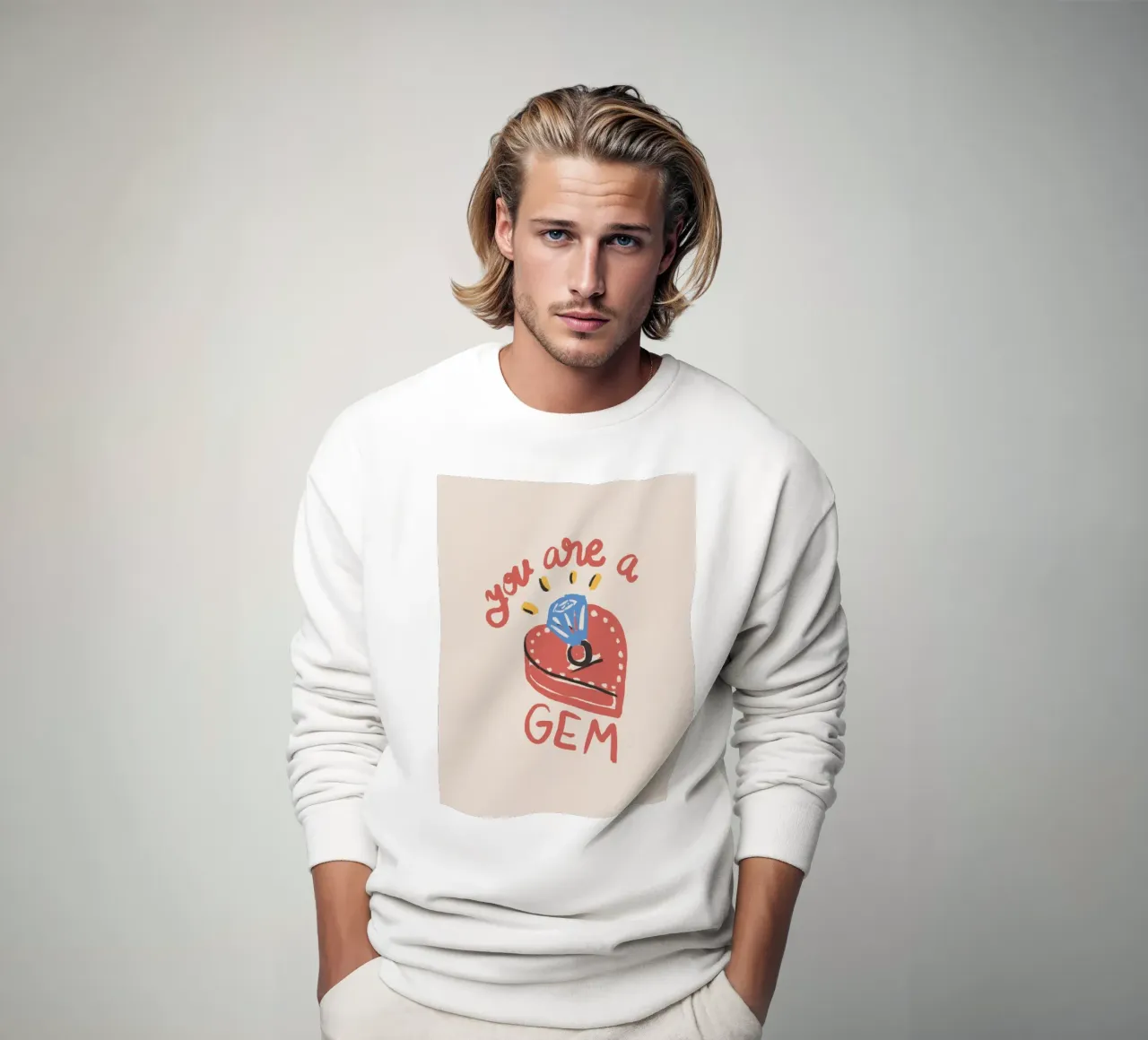 You Are a Gem sweatshirt van Magnific