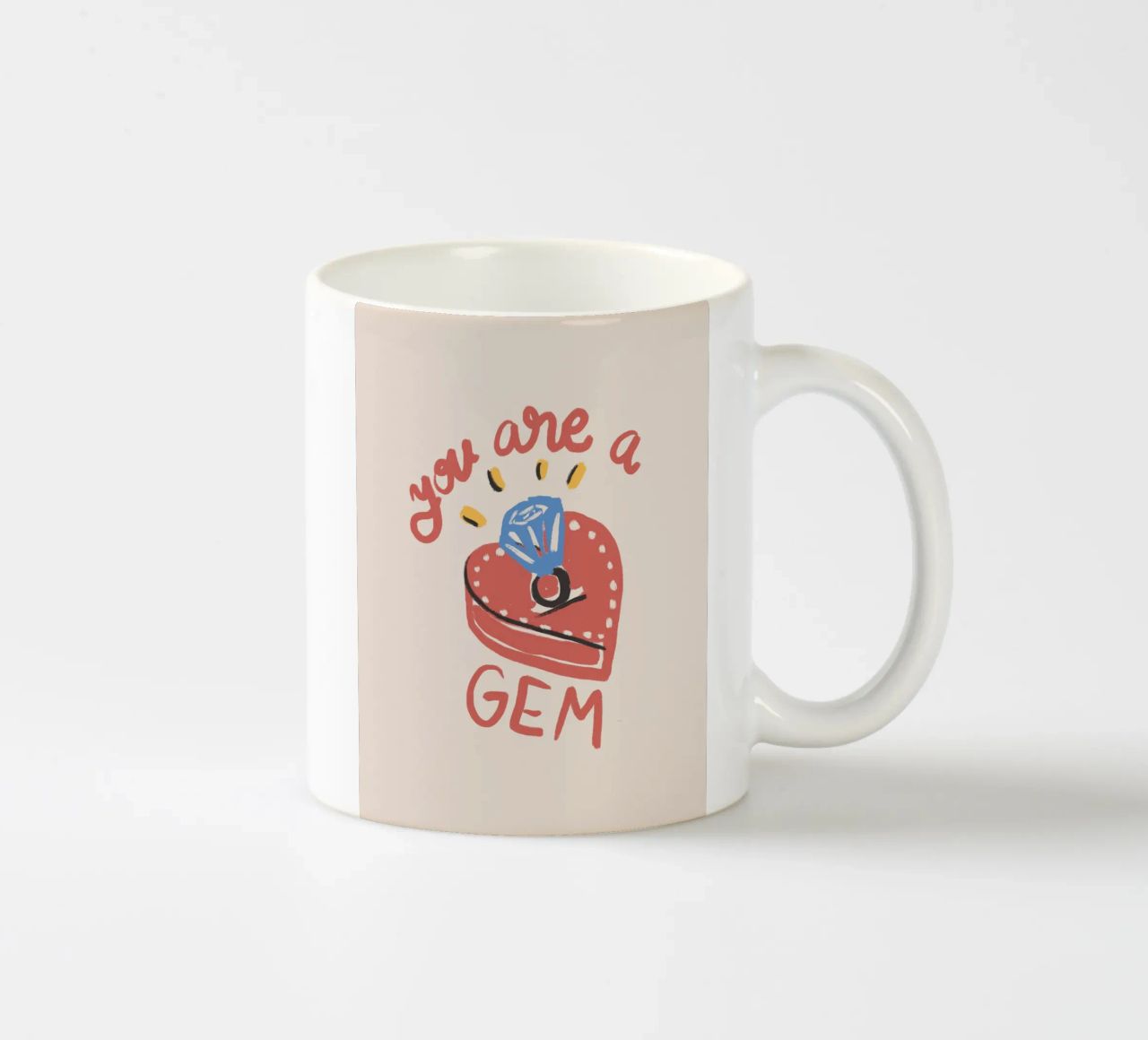 You Are a Gem tazza in ceramica da Magnific