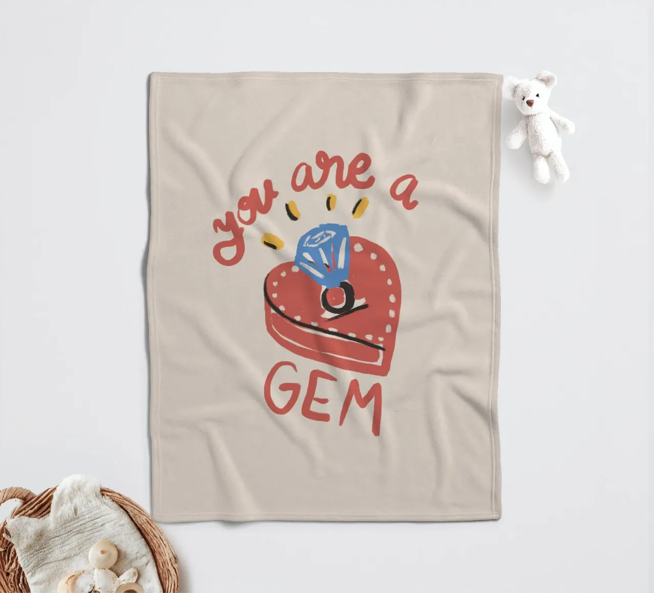 You Are a Gem coperta in pile da Magnific