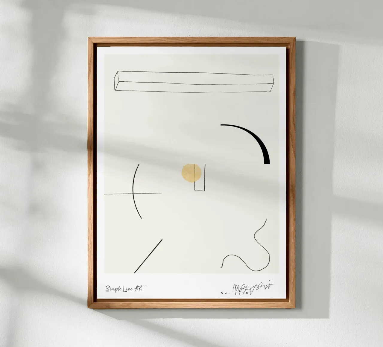 Simple Art Line No 63 alluminio dibond da treechild