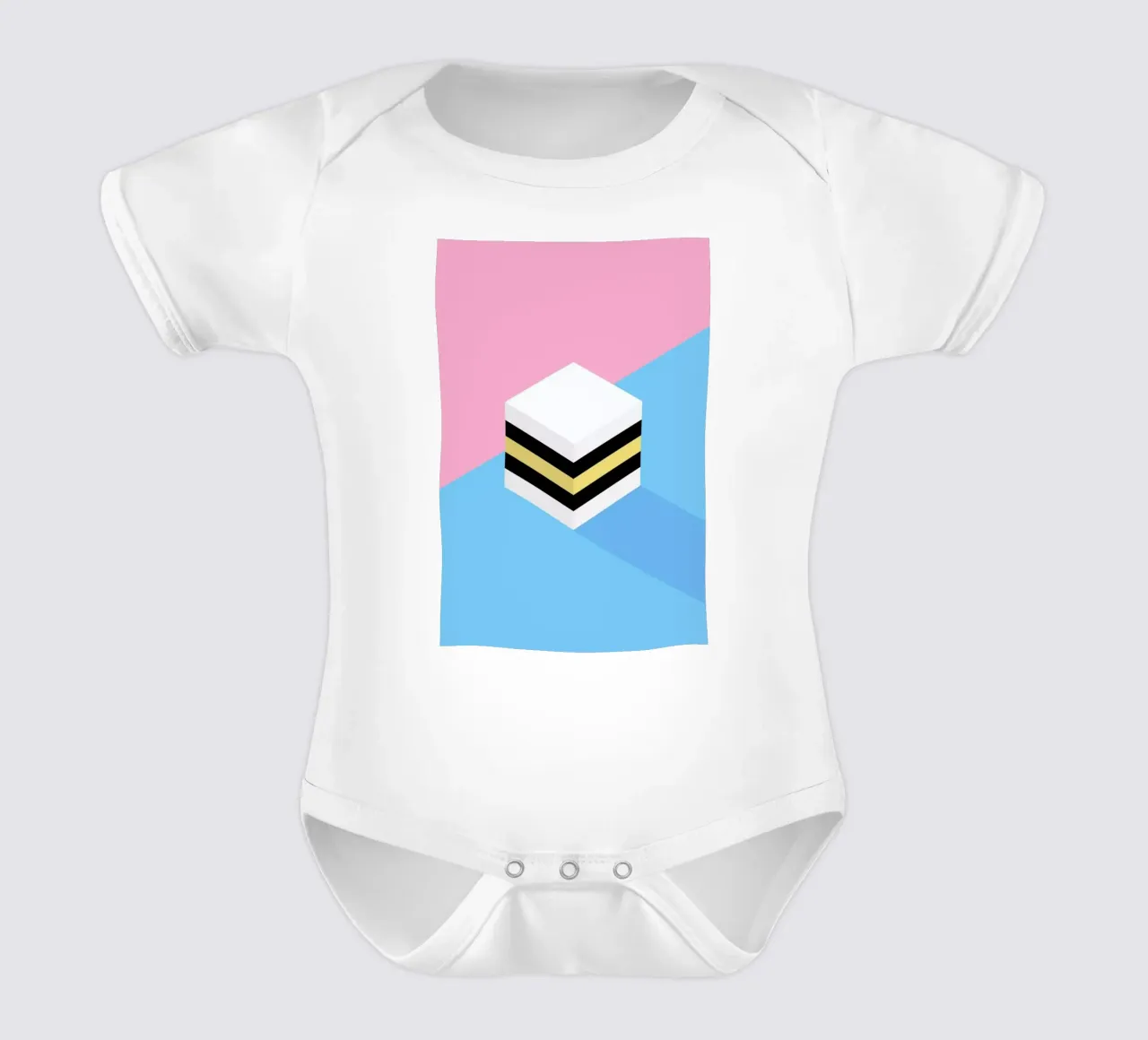 Liquorice body neonato maniche corte da BLAEK Design Studio