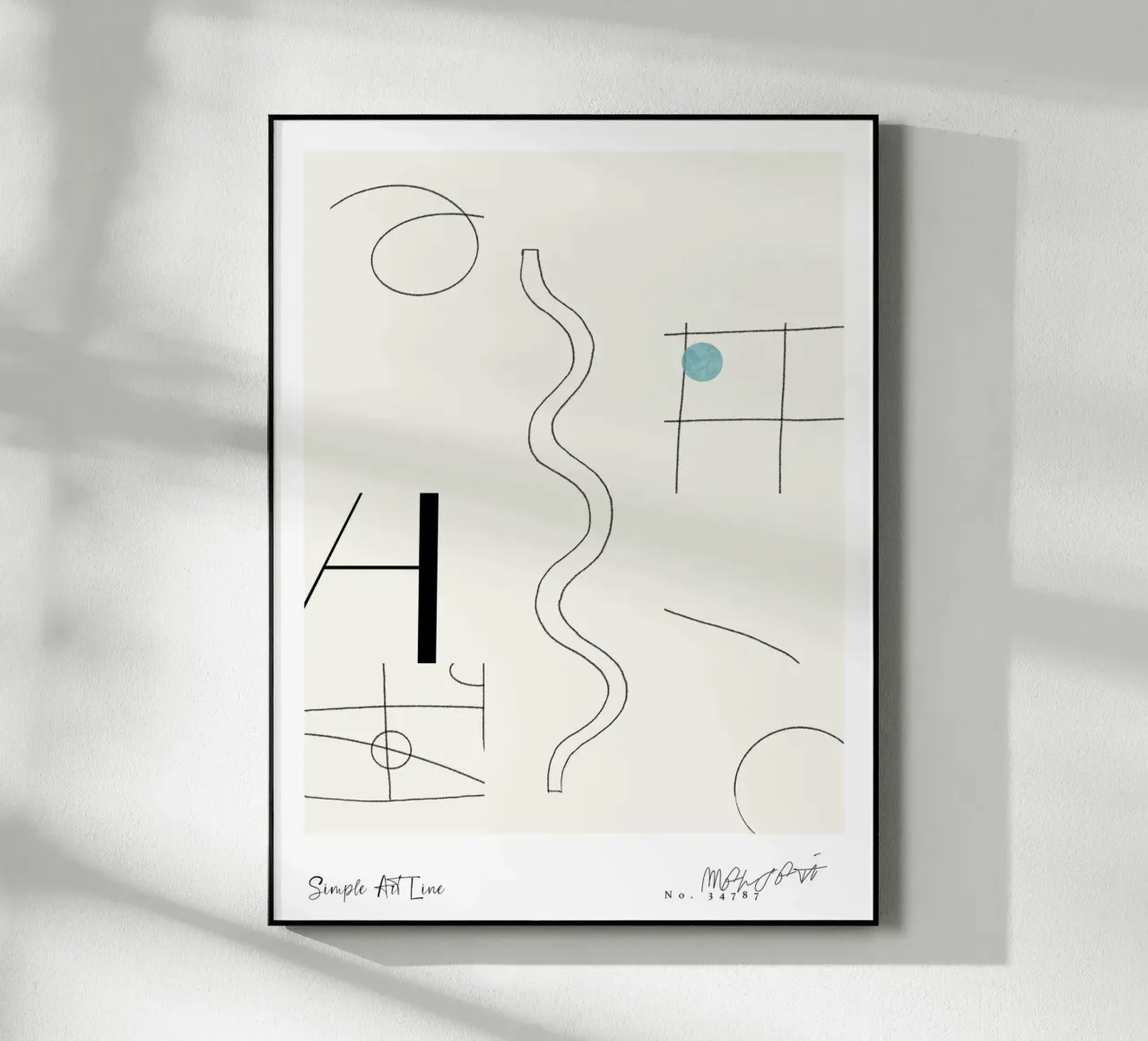 Simple Art Line No 61 plexiglass da treechild