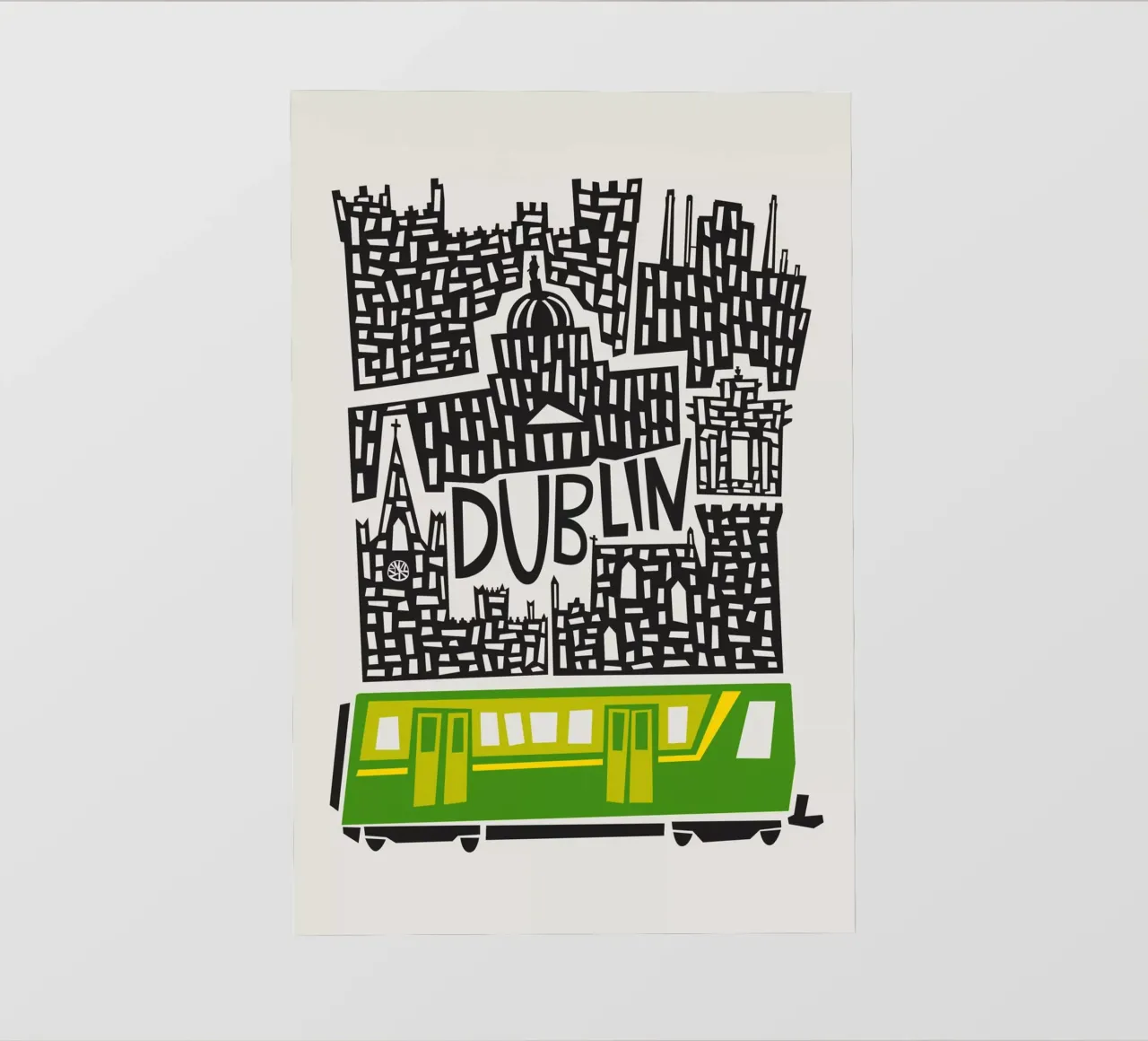 Stadsgezicht Dublin pvc-zeil van Fox & Velvet