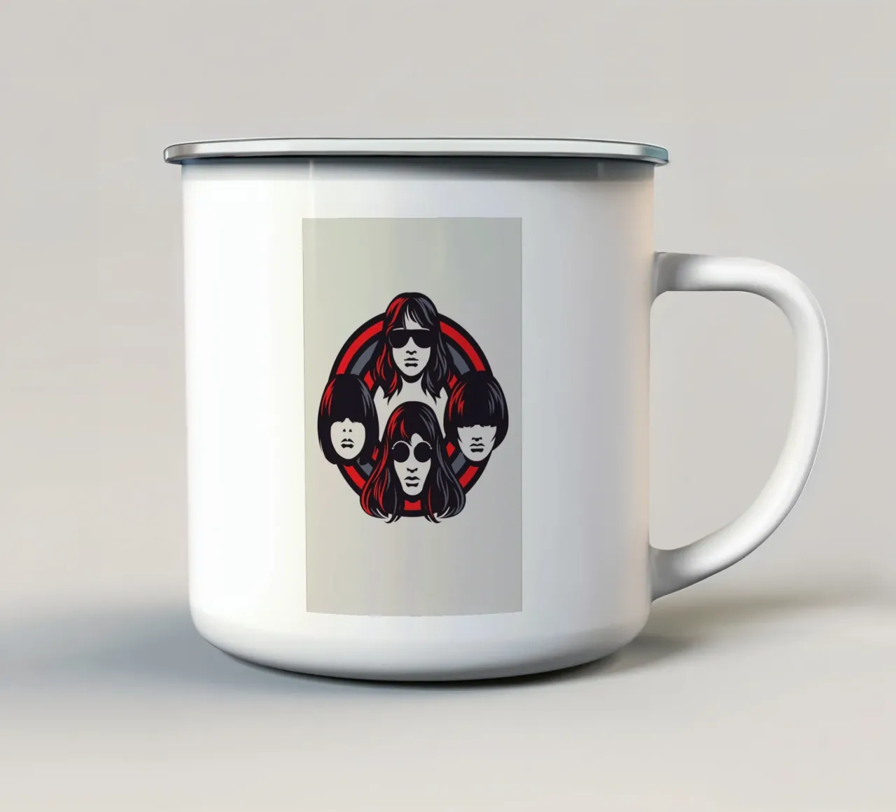 Mones tazza in smalto da Bruno Morphet