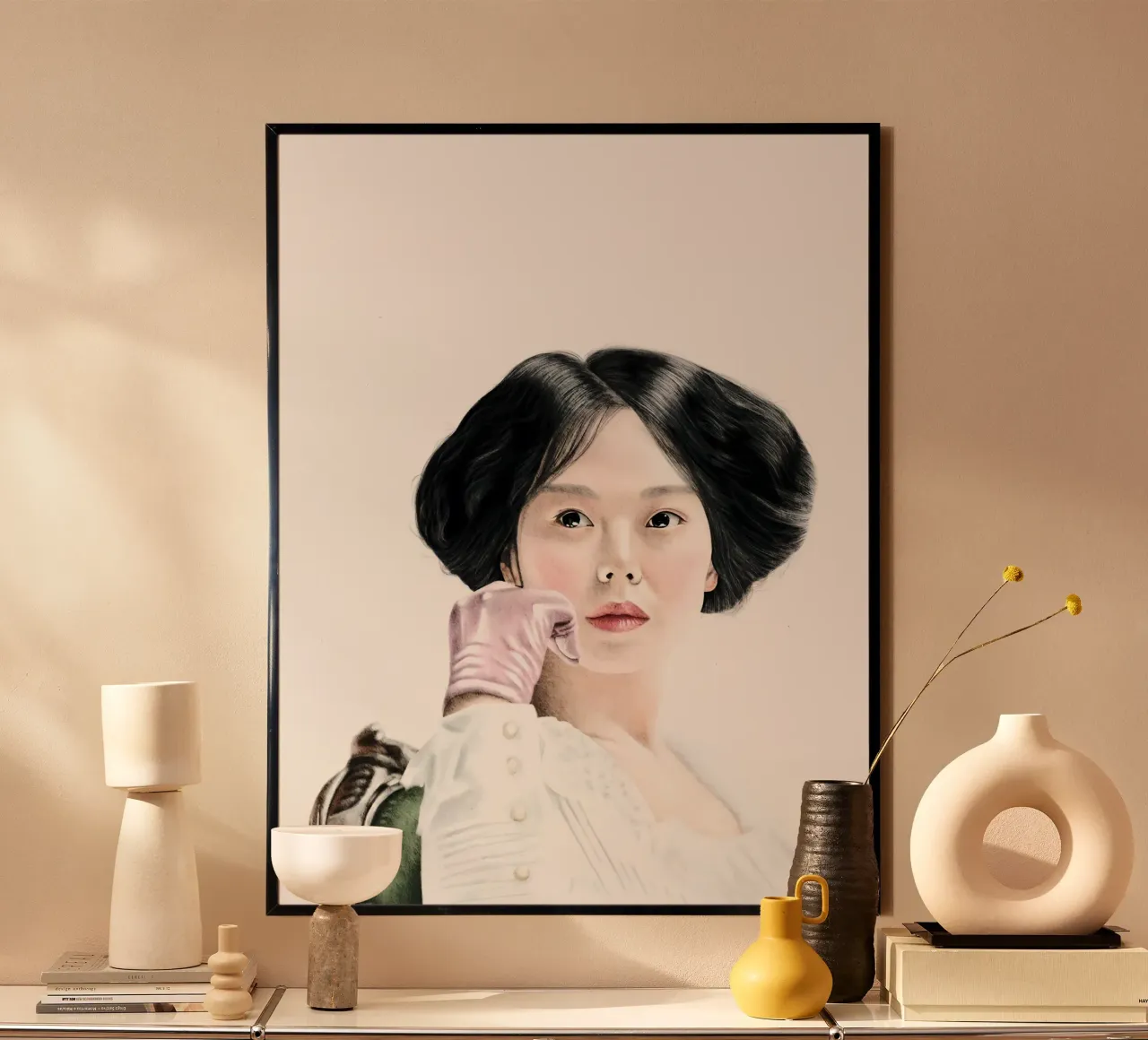 The Handmaiden poster con telaio in plastica da heiyoum