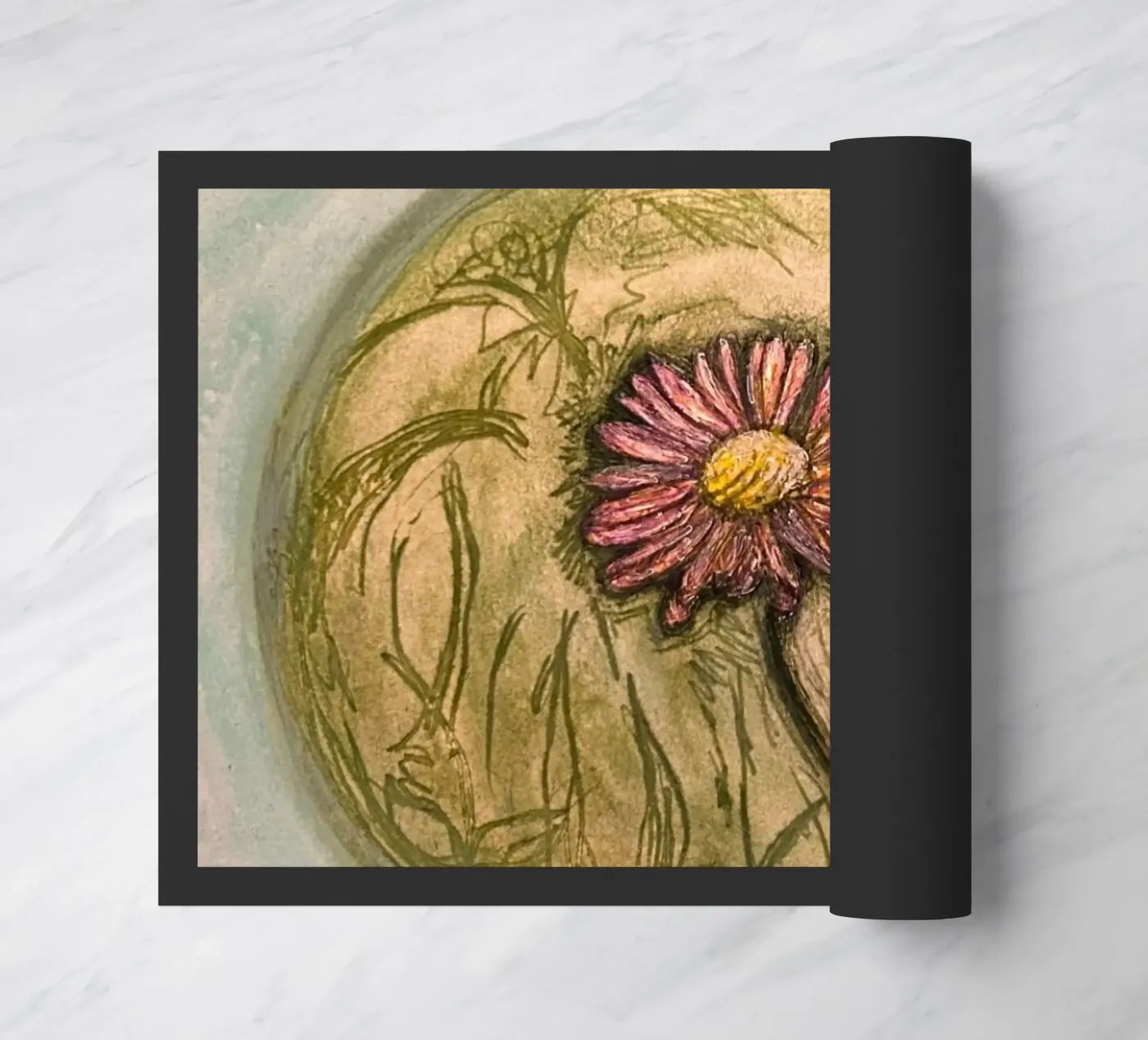 Daisy doormat by Cécile Jeanne