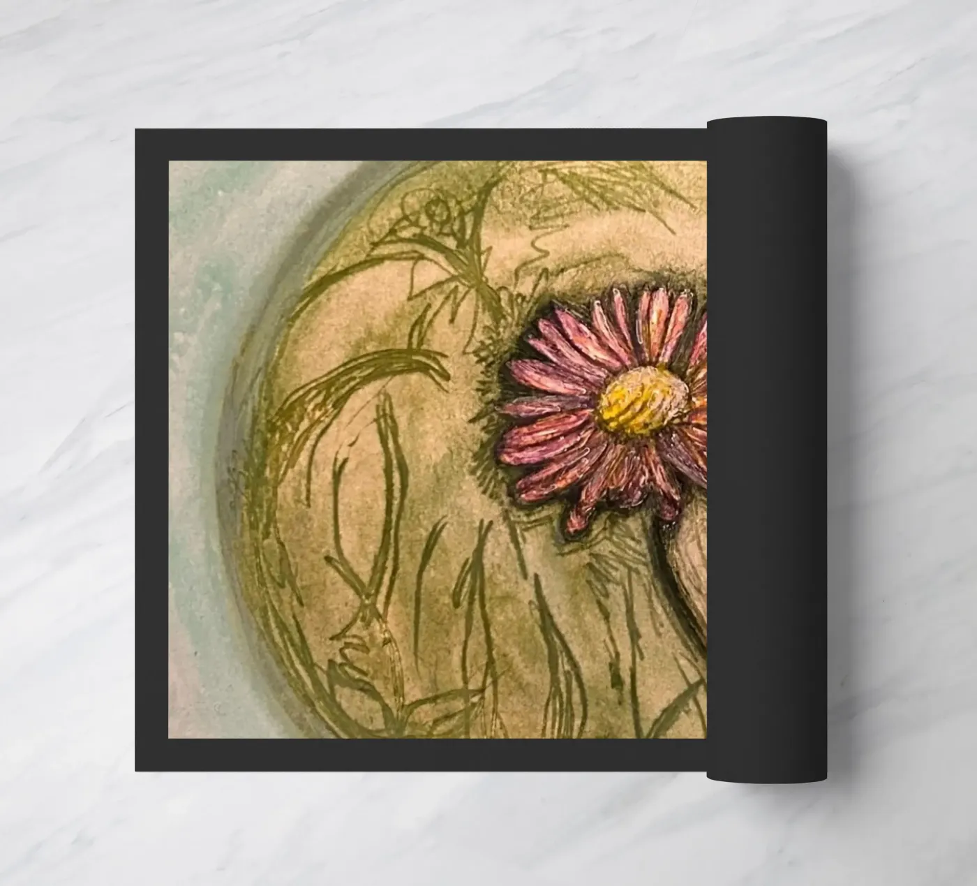 Daisy deurmat van Cécile Jeanne