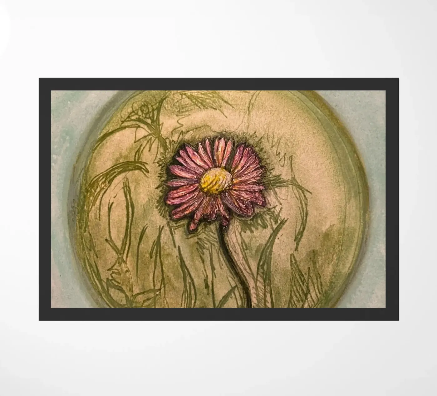 Daisy deurmat van Cécile Jeanne