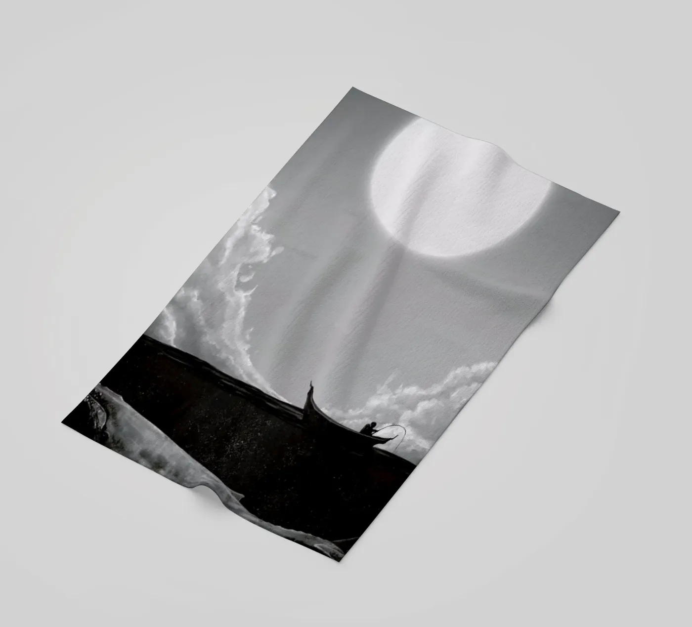 Otherside beach towel by Dániel Taylor