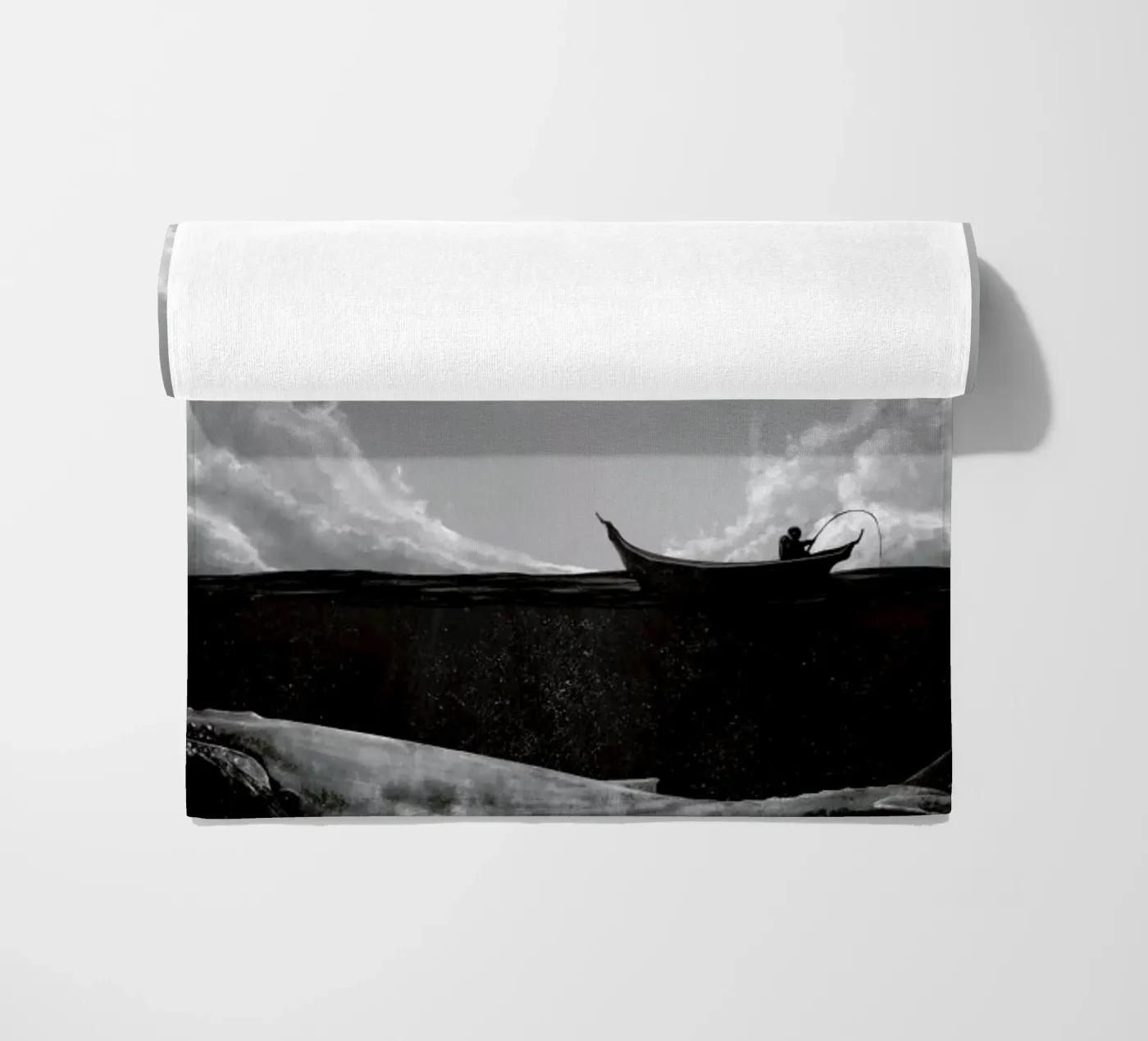 Otherside beach towel by Dániel Taylor