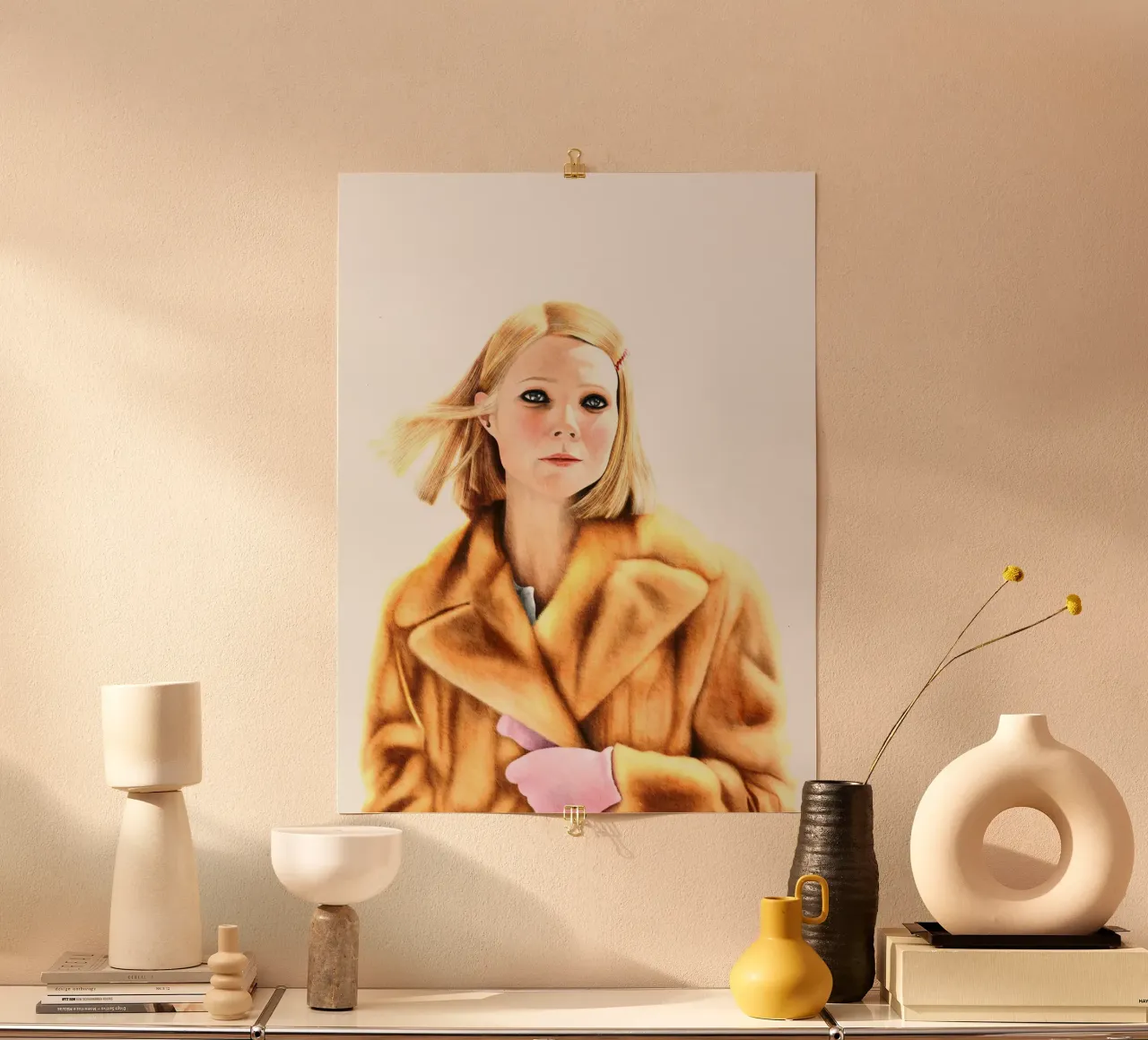 The Royal Tenenbaums poster con telaio in alluminio da heiyoum