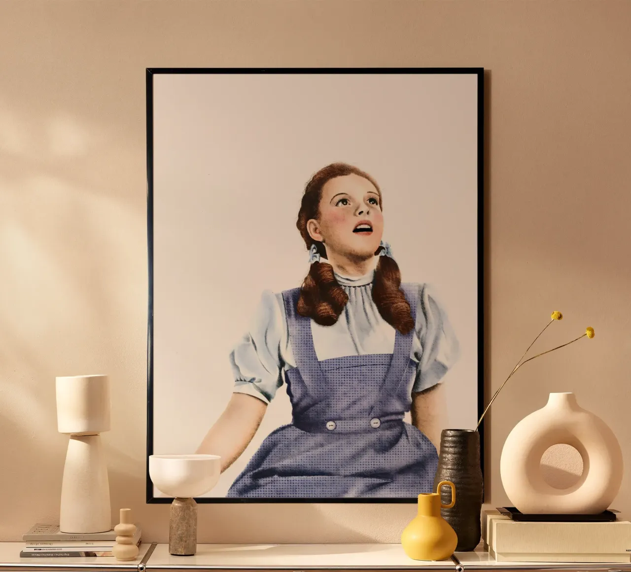 The Wizard of Oz poster con telaio in legno da heiyoum