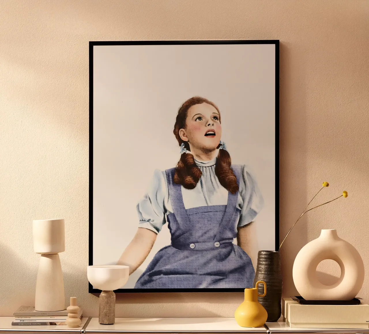 The Wizard of Oz poster con telaio in legno da heiyoum