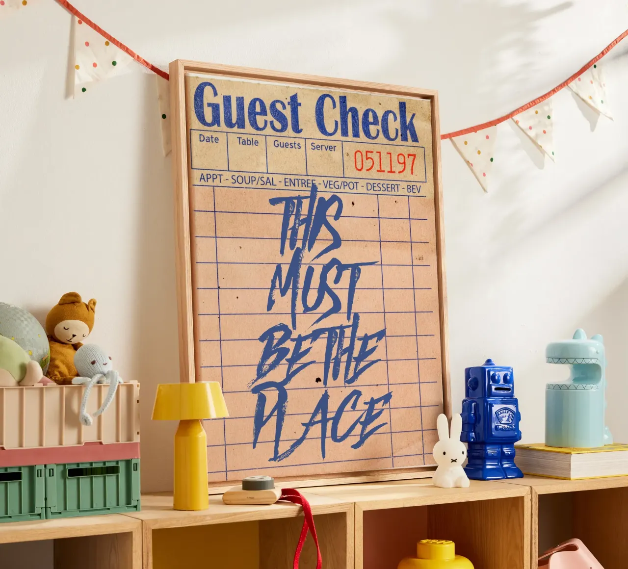 This Must Be The Place tela con Cornice a cassetta da ramosashop