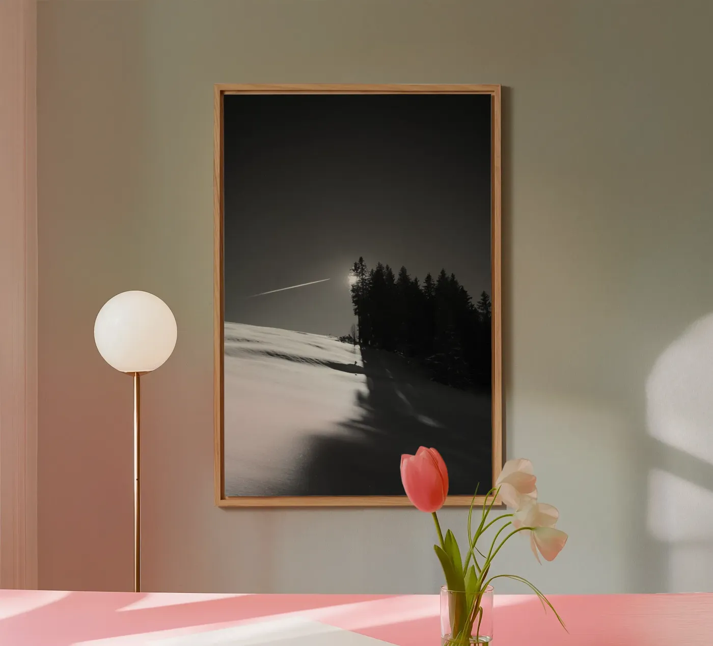 Winter Shadows alluminio dibond da FujiMonochrome