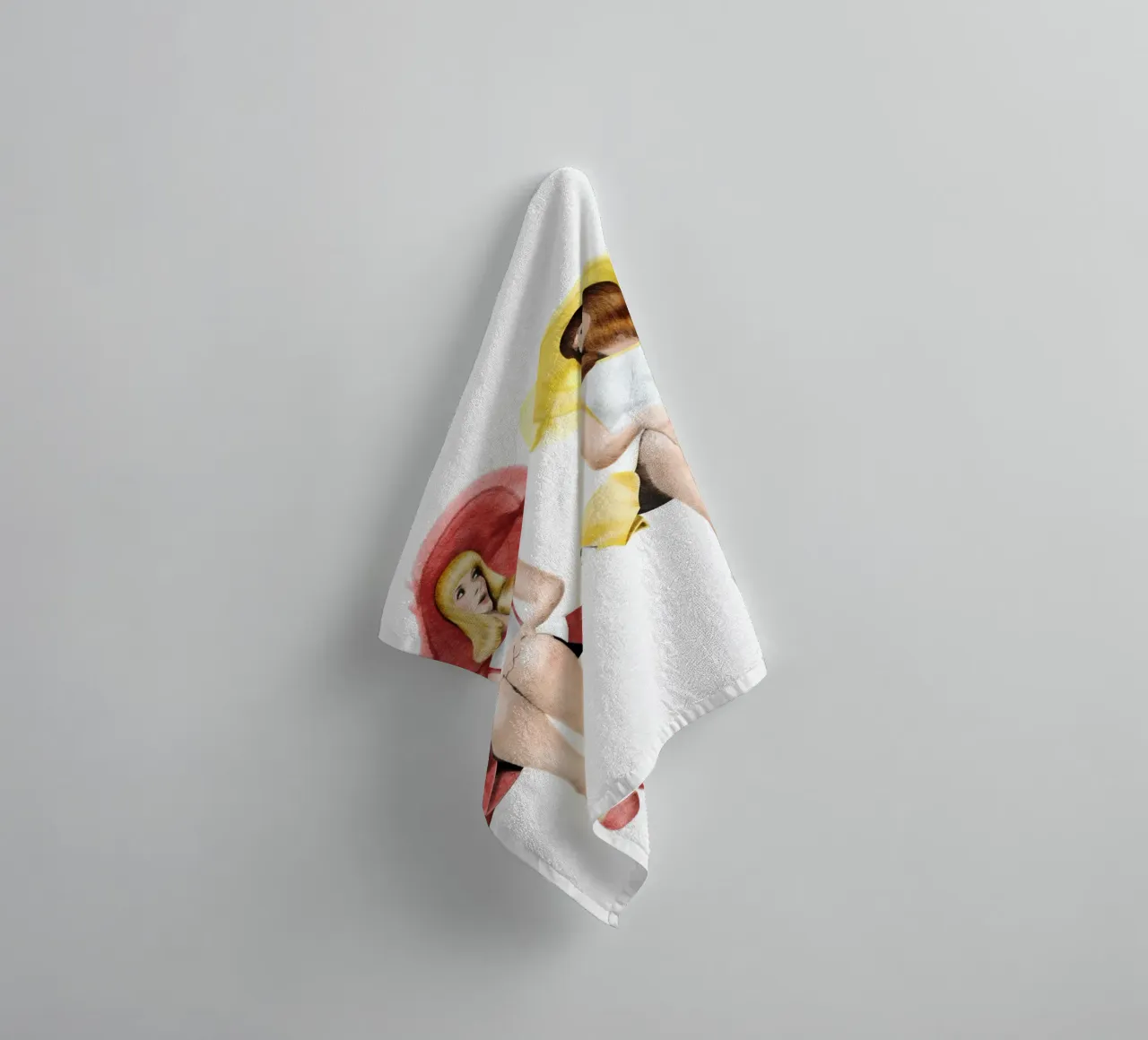 The Young Girls of Rochefort asciugamano da bagno da heiyoum