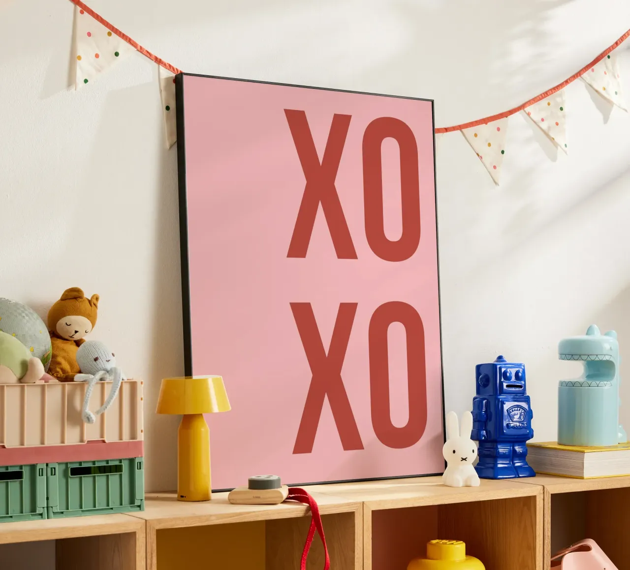 Bold letters spell "XO XO alluminio dibond da ramosashop