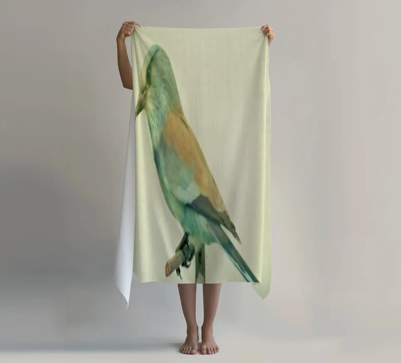 Vogelstudie #2 strandhanddoek van Cassia Beck Photography