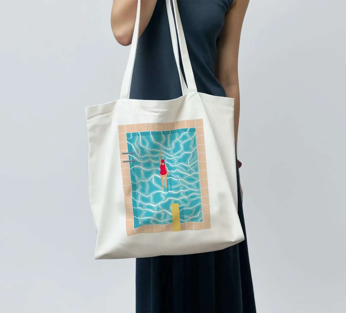 Pool tote bag by BLAEK Design Studio