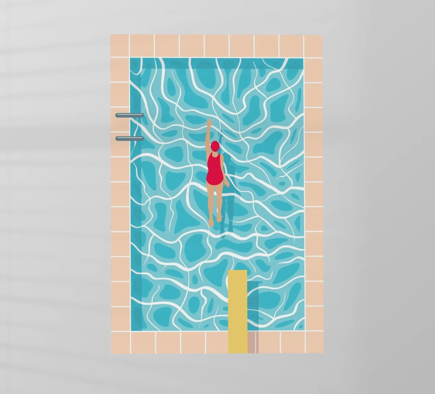 Pool backlit film by BLAEK Design Studio