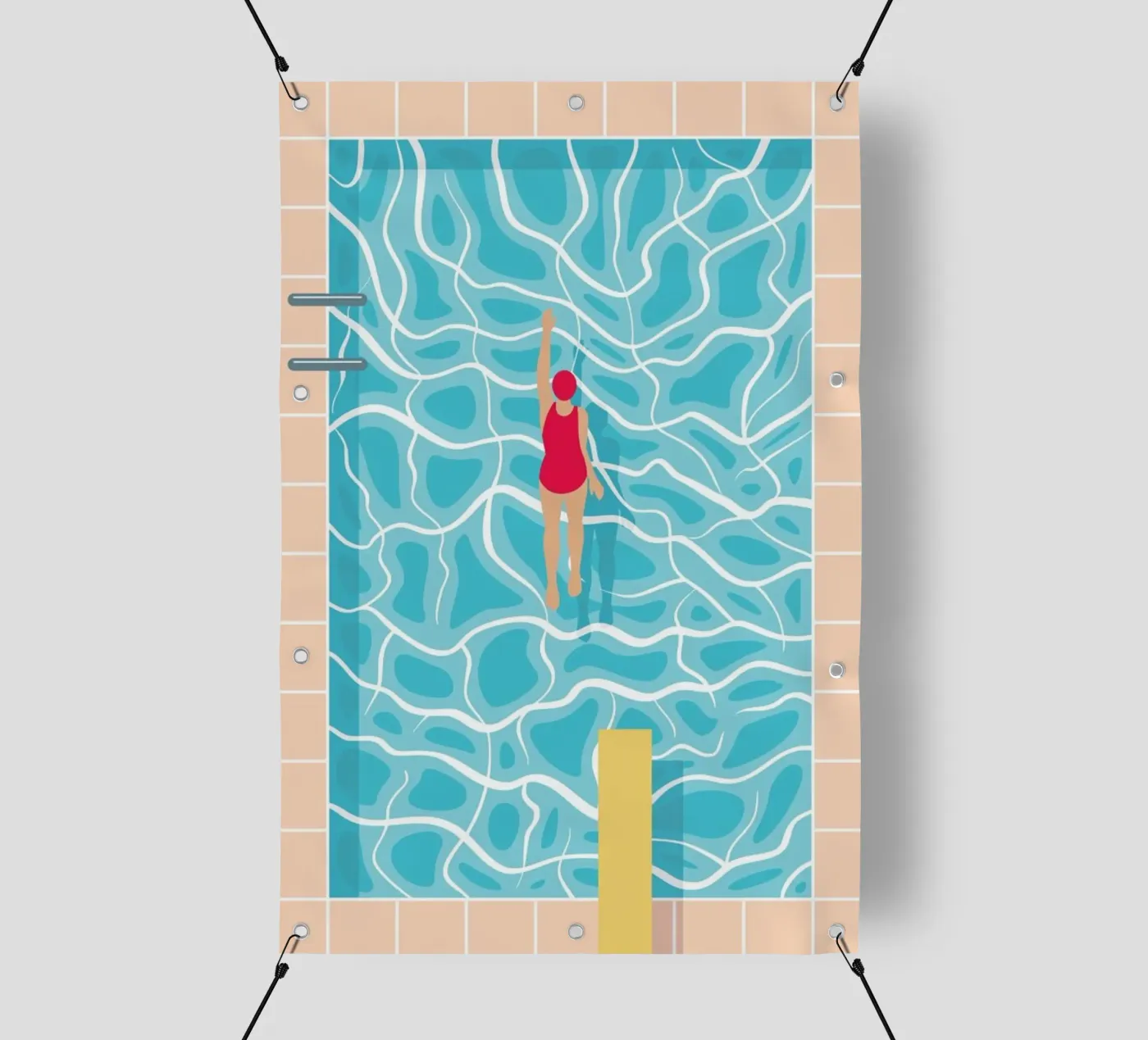Pool bâche pvc de BLAEK Design Studio