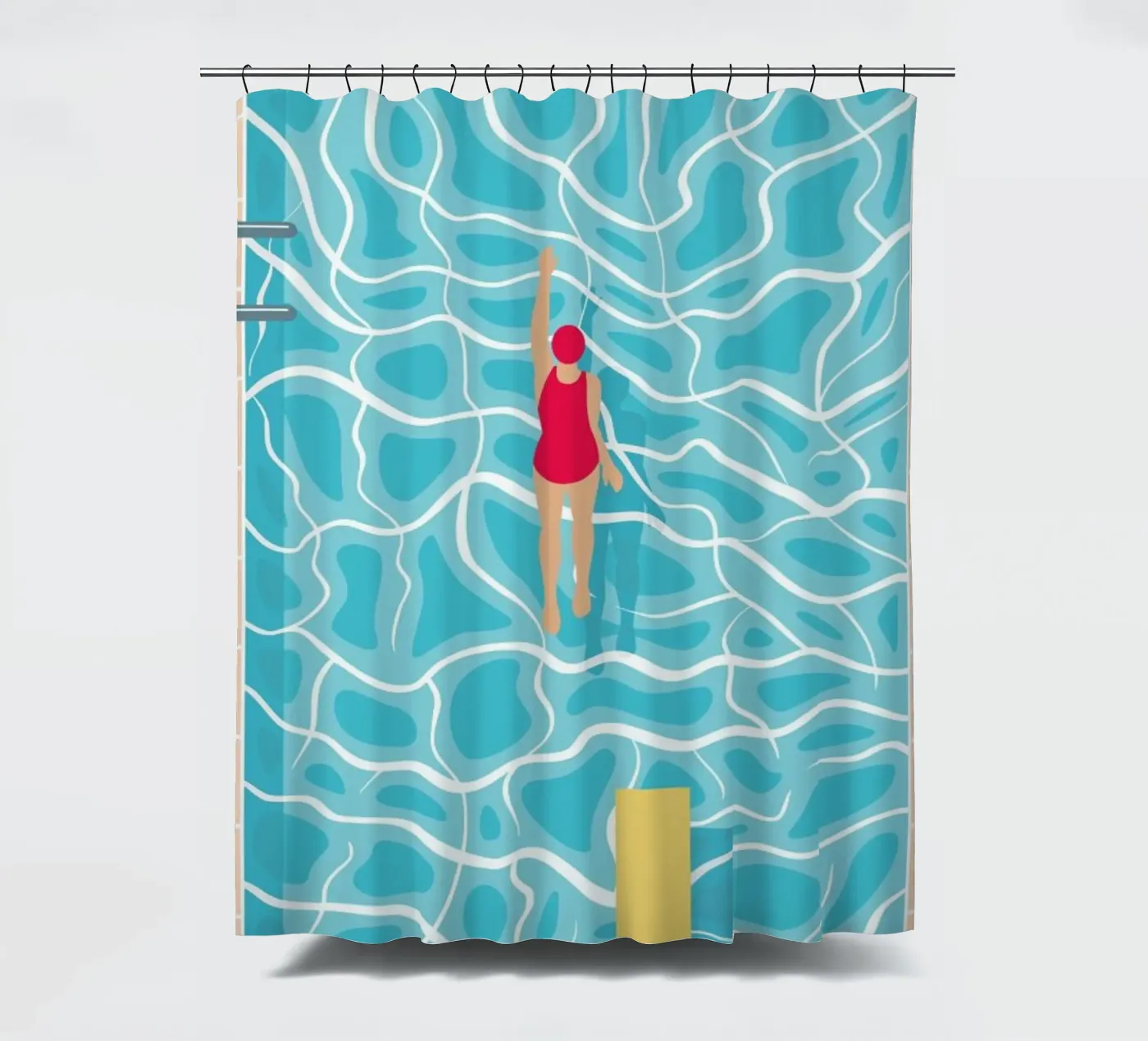 Pool Duschvorhang von BLAEK Design Studio