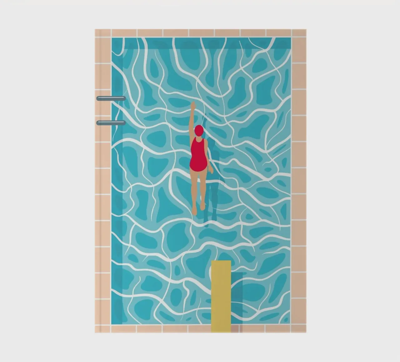 Pool notebook by BLAEK Design Studio