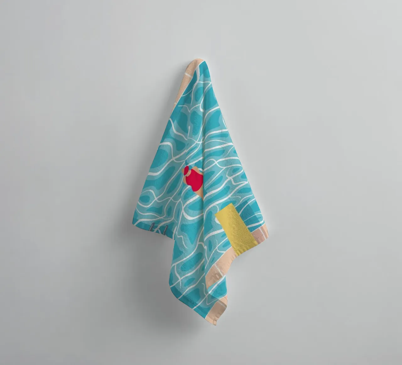 Pool towel by BLAEK Design Studio