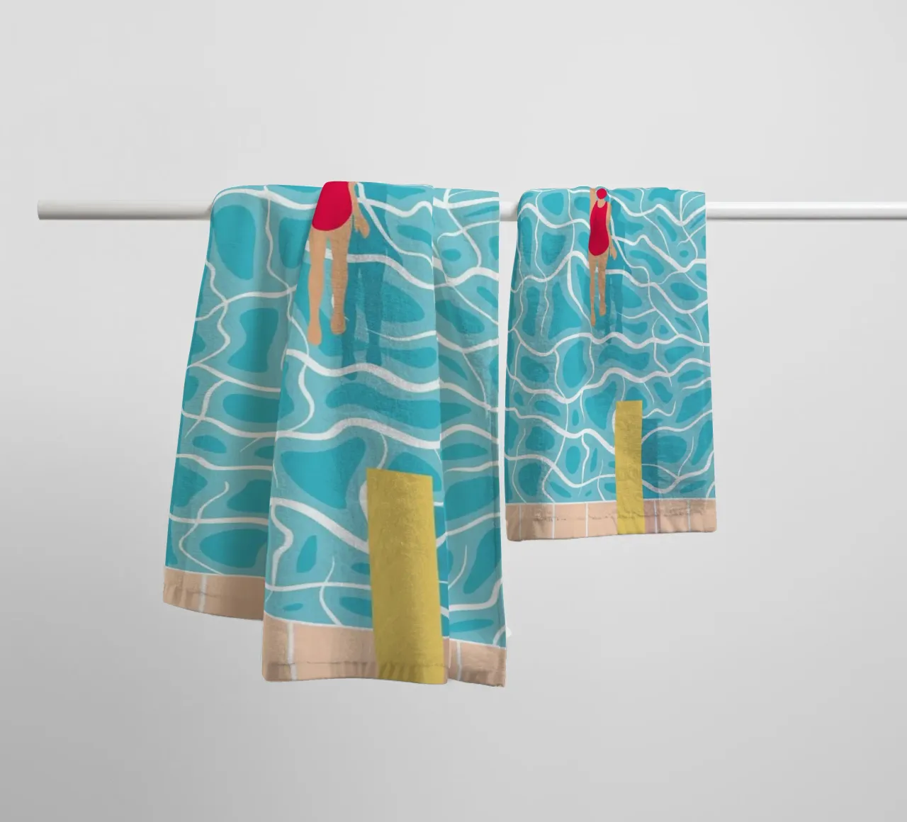 Pool towel by BLAEK Design Studio