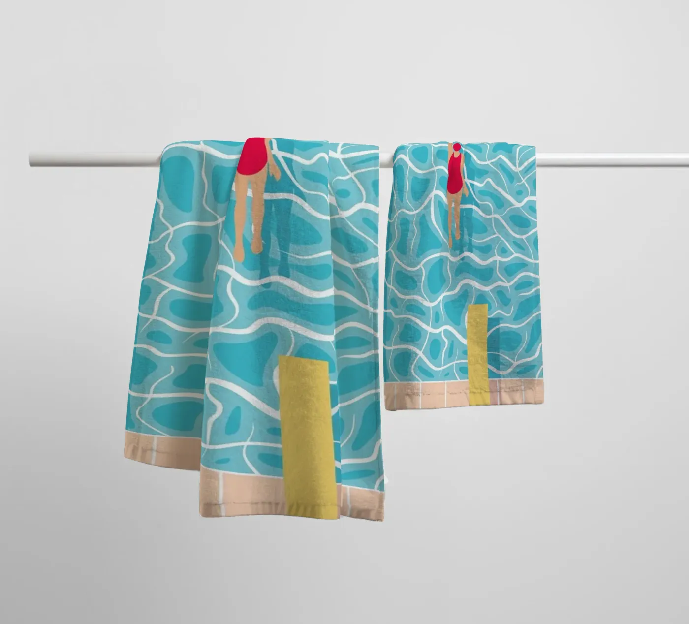 Pool asciugamano da bagno da BLAEK Design Studio