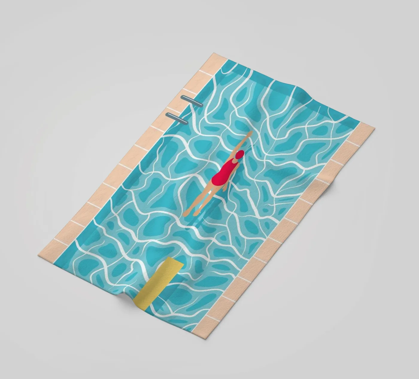 Pool strandhanddoek van BLAEK Design Studio