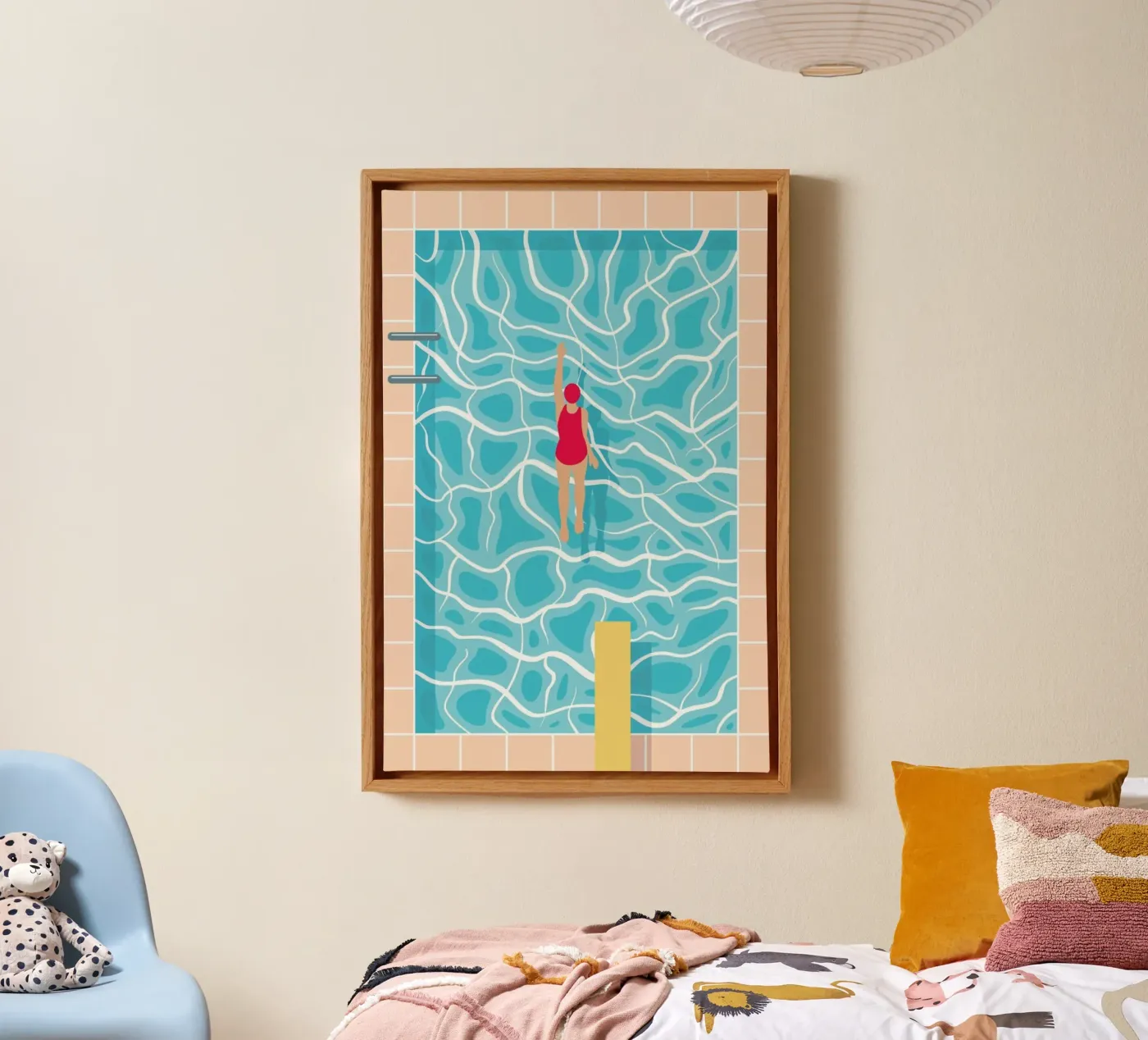 Pool canvas by BLAEK Design Studio