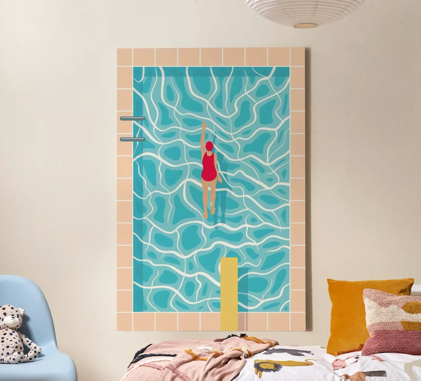 Pool canvas by BLAEK Design Studio